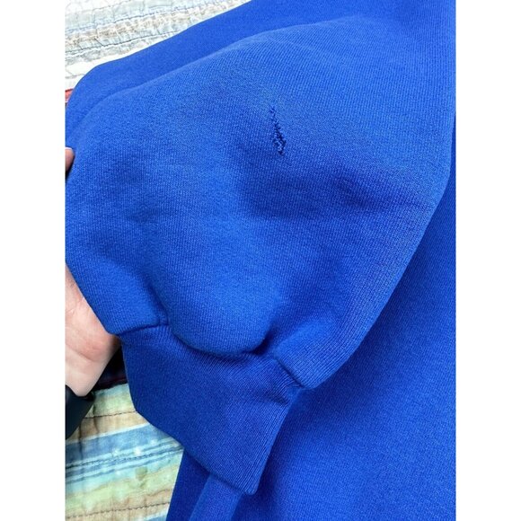 Vtg Oy To The World Sz Large Peacock Papers Pullover Unisex Holiday Sweatshirt - Picture 6 of 9